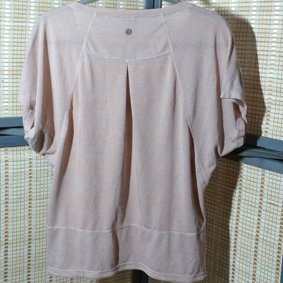 Prana Light Pink Athletic Tee - Picture 2 of 4